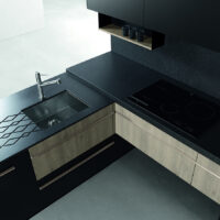 Muebles cocina de diseño en negro